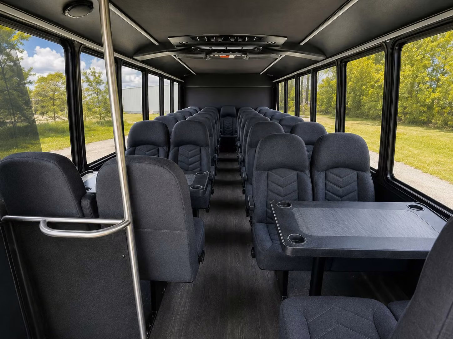 18 passenger minibus inside