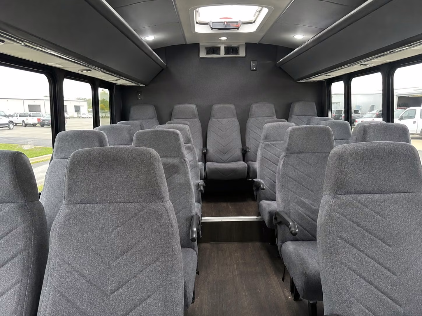 20 passenger minibus interior