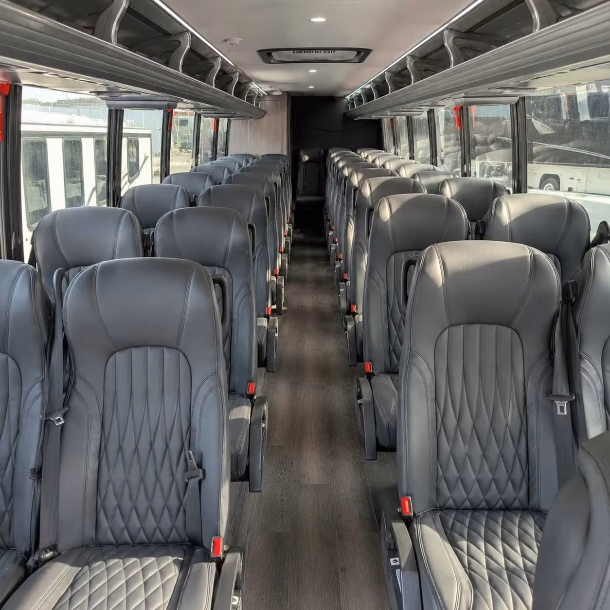 28 passenger minibus interior