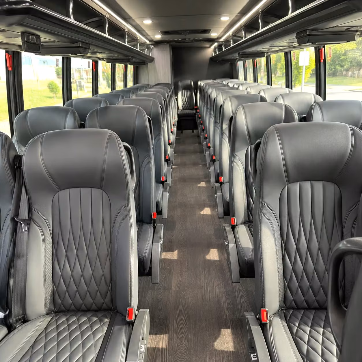 30 passenger minibus inside