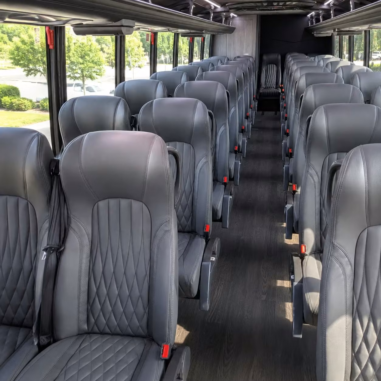 35 passenger minibus interior