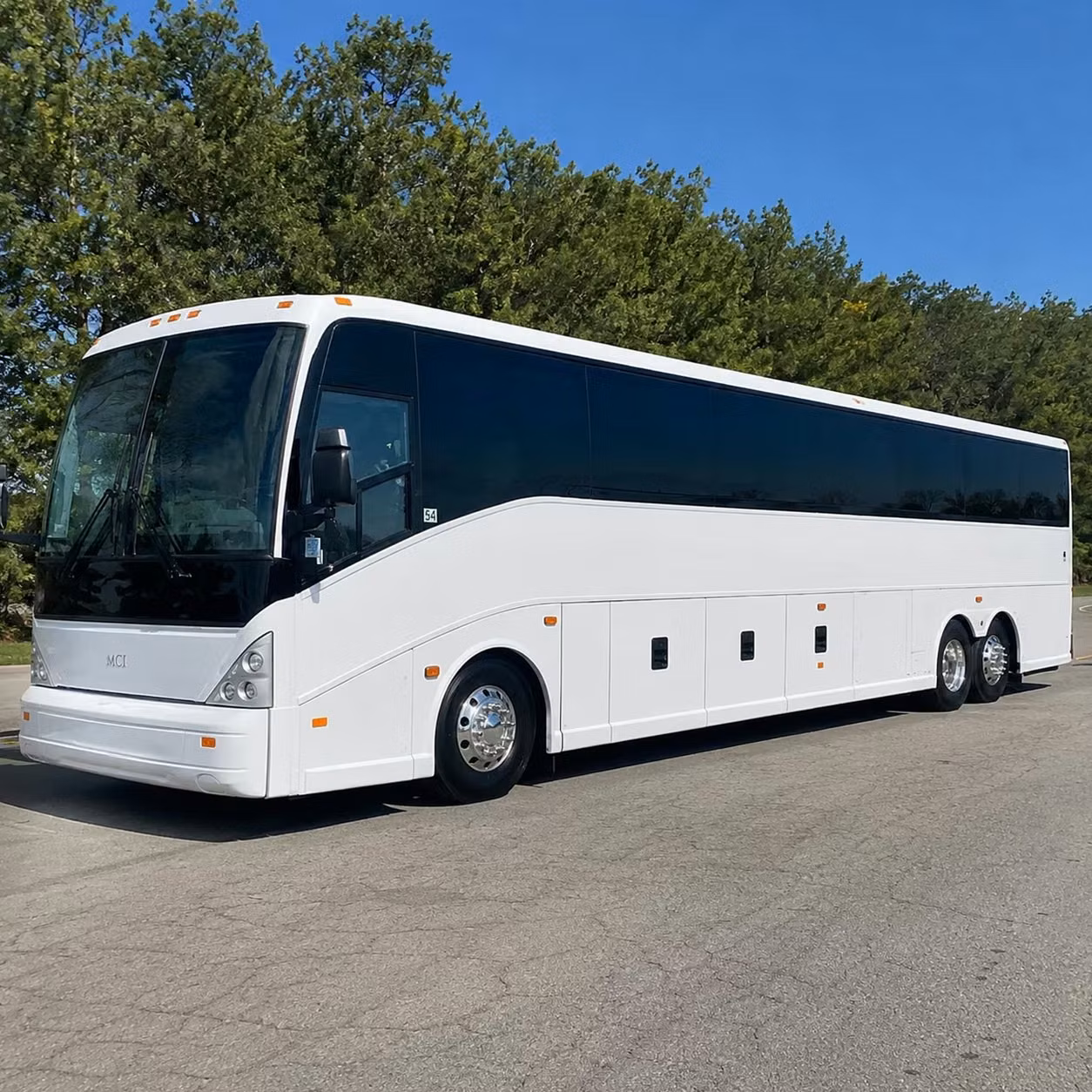 56 passenger charter bus