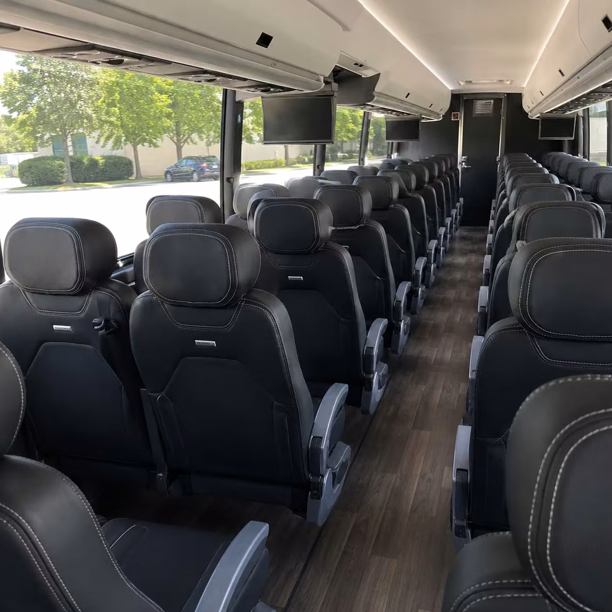 ormond beach charter bus interior