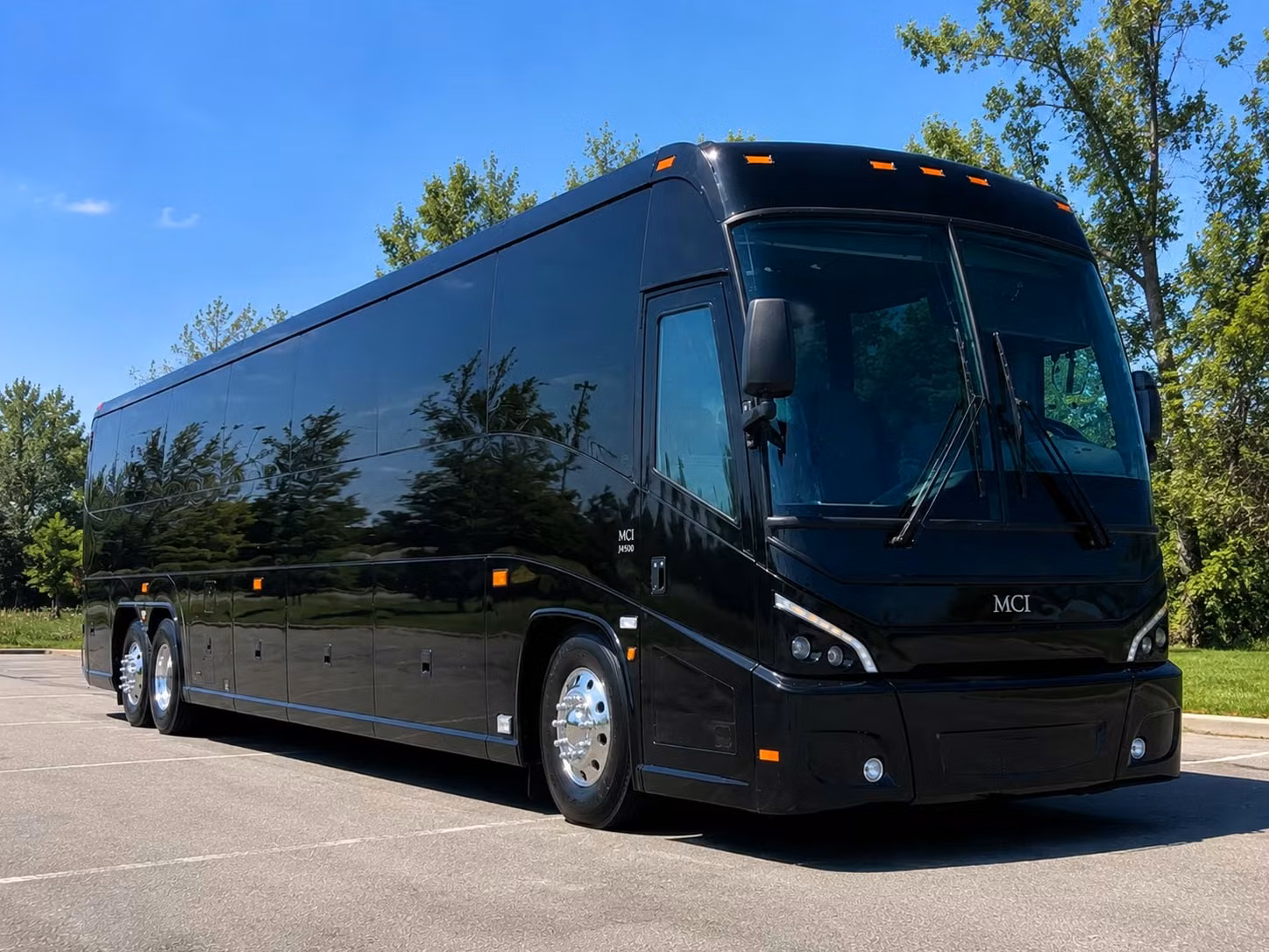 ormond beach charter bus rental exterior