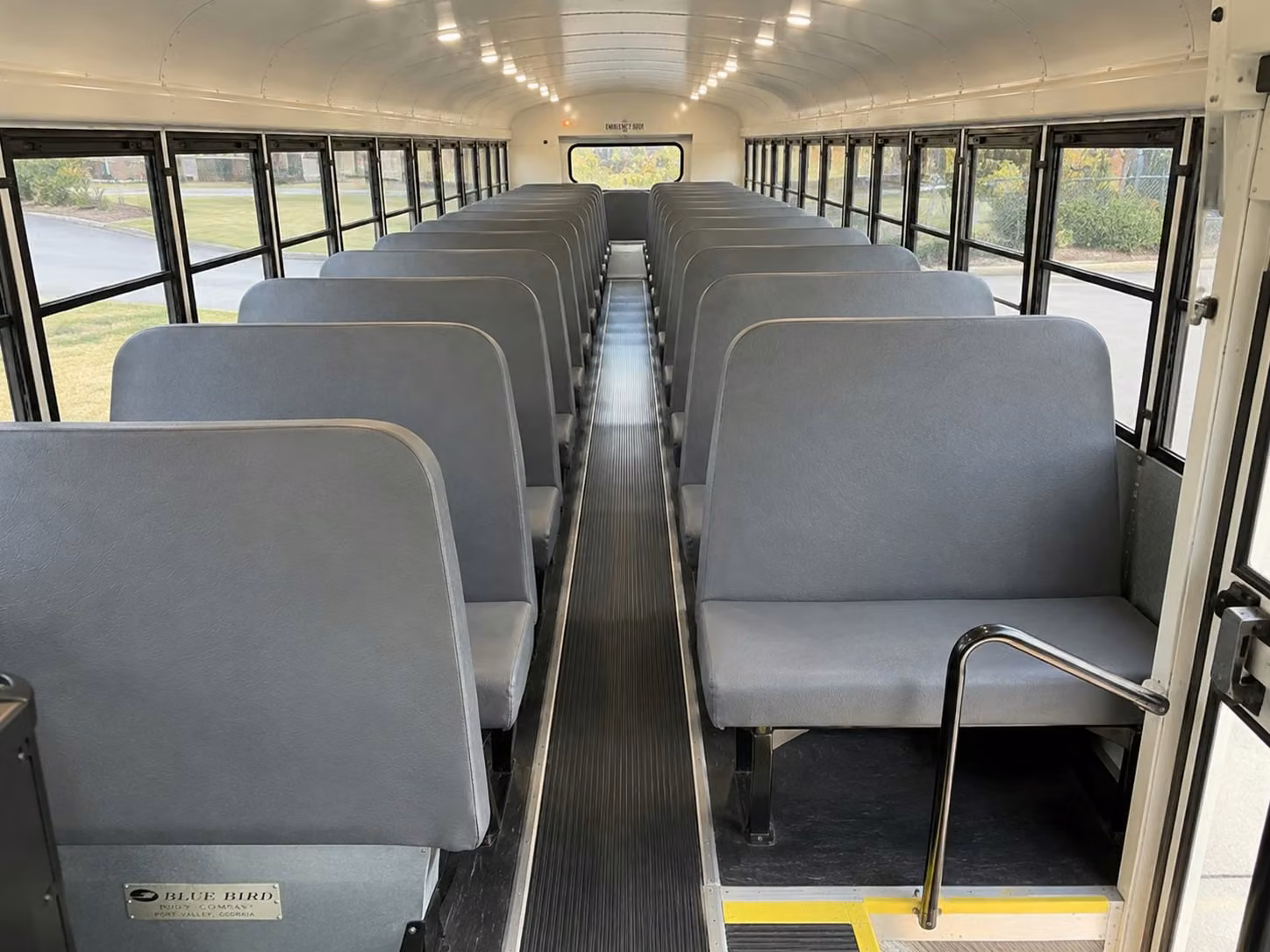 school bus interior